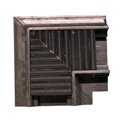 90 Corner Trench and Grate - black thumbnail